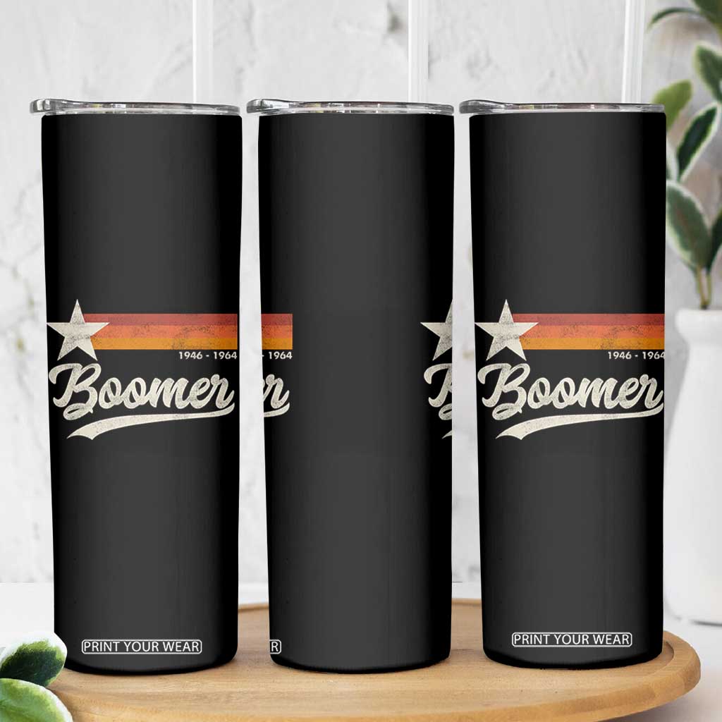 Boomers Generation Skinny Tumbler Vintage Retro Gift TS10 Print Your Wear