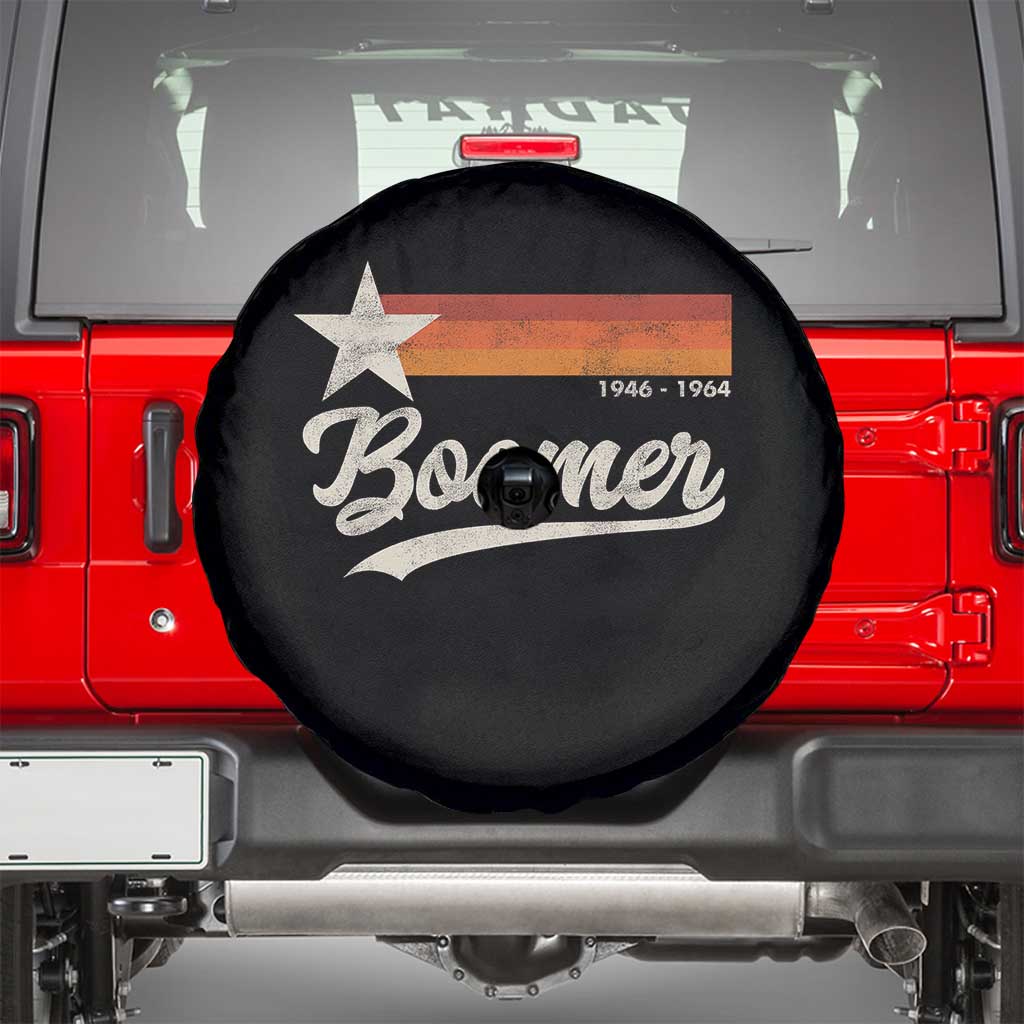 Boomers Generation Spare Tire Cover Vintage Retro Gift TS10 Black Print Your Wear