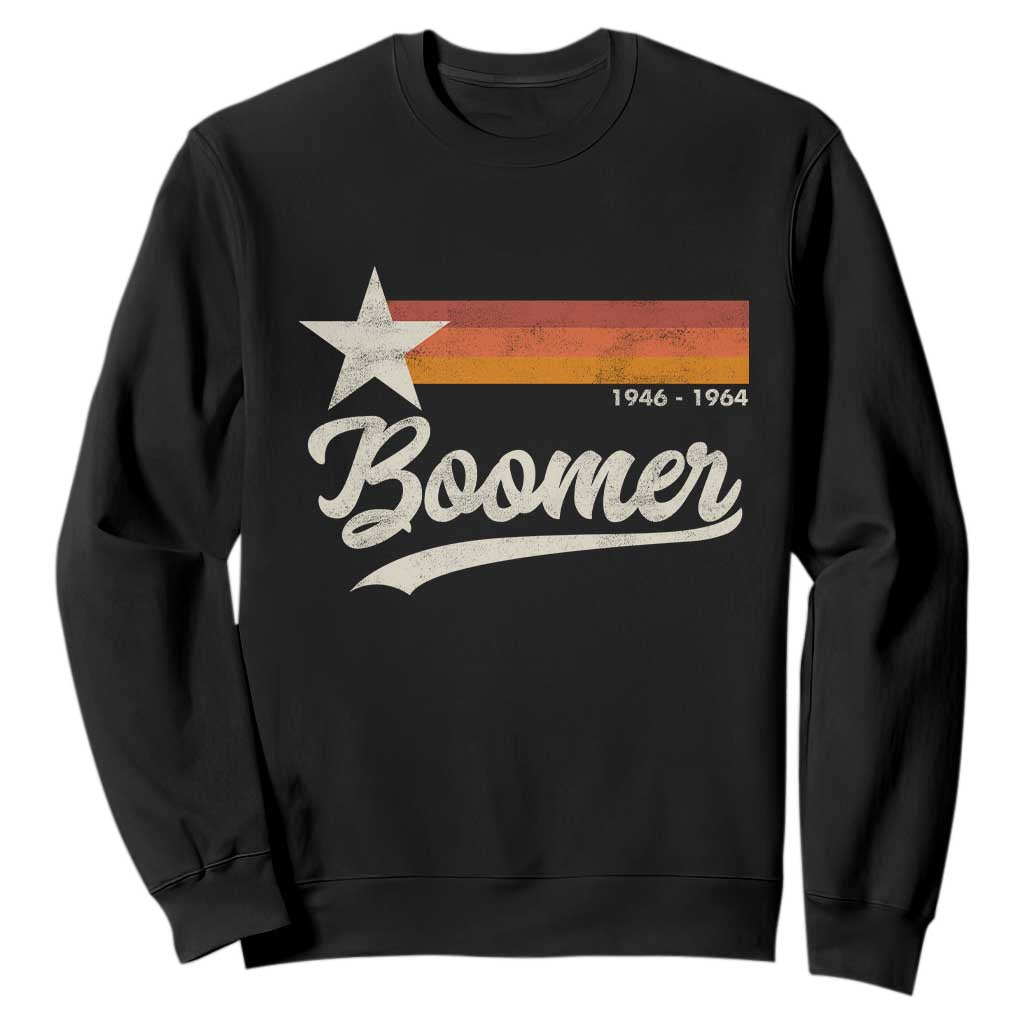 Boomers Generation Sweatshirt Vintage Retro Gift TS10 Black Print Your Wear