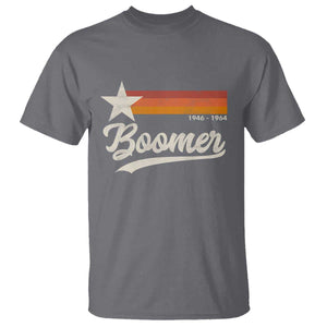 Boomers Generation T Shirt Vintage Retro Gift TS10 Charcoal Print Your Wear