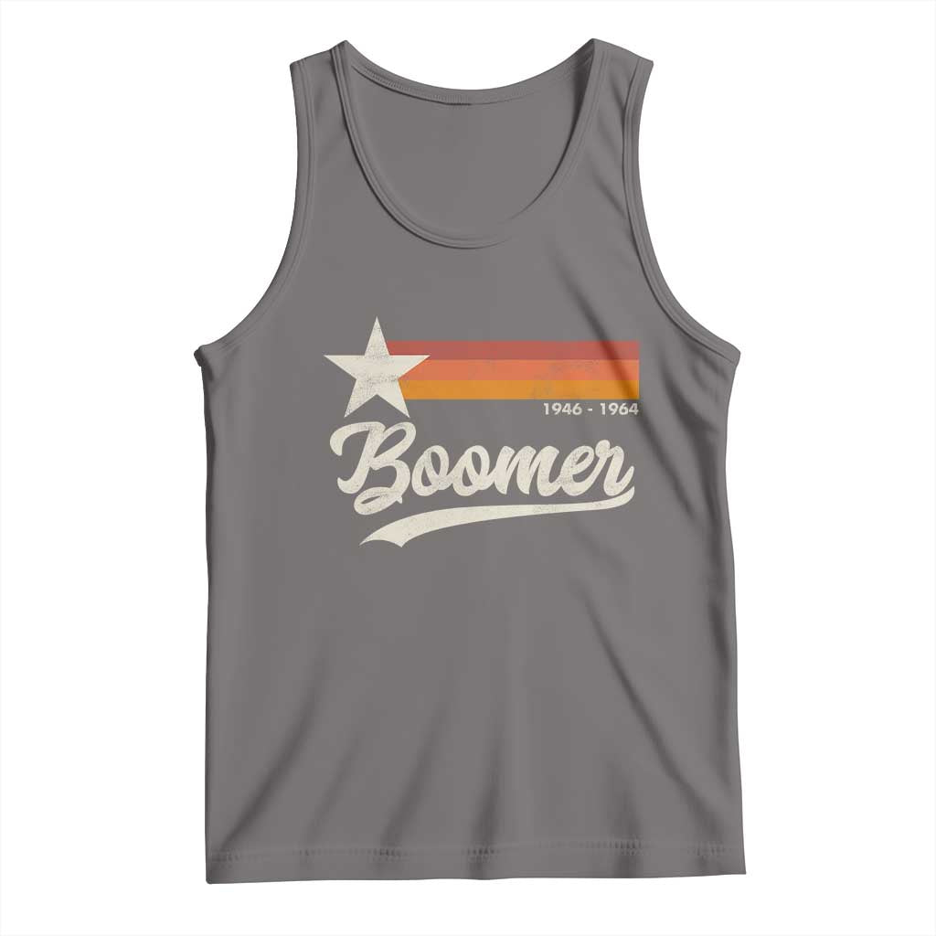 Boomers Generation Tank Top Vintage Retro Gift TS10 Deep Heather Print Your Wear
