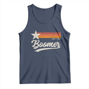 Boomers Generation Tank Top Vintage Retro Gift TS10 Navy Print Your Wear