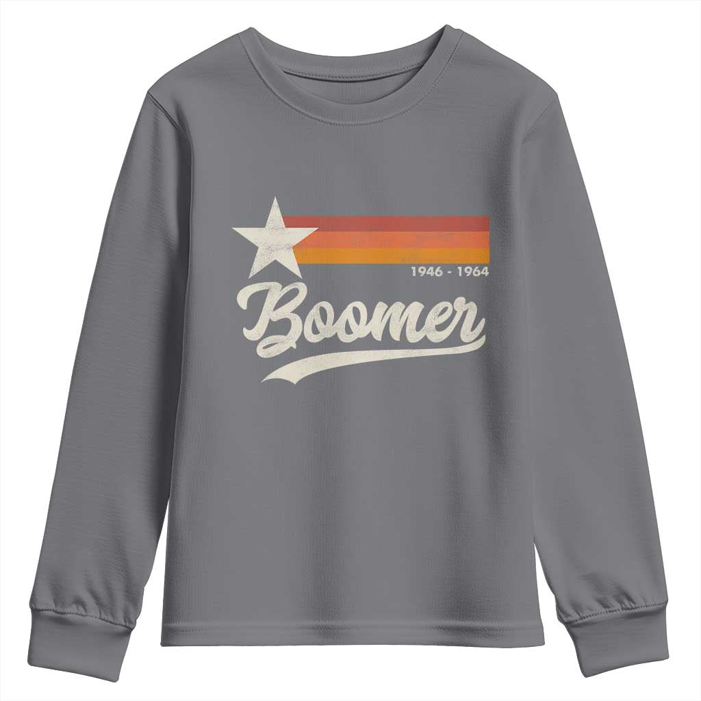 Boomers Generation Youth Sweatshirt Vintage Retro Gift TS10 Charcoal Print Your Wear