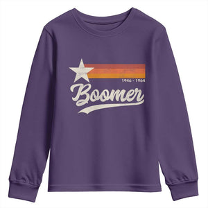 Boomers Generation Youth Sweatshirt Vintage Retro Gift TS10 Purple Print Your Wear