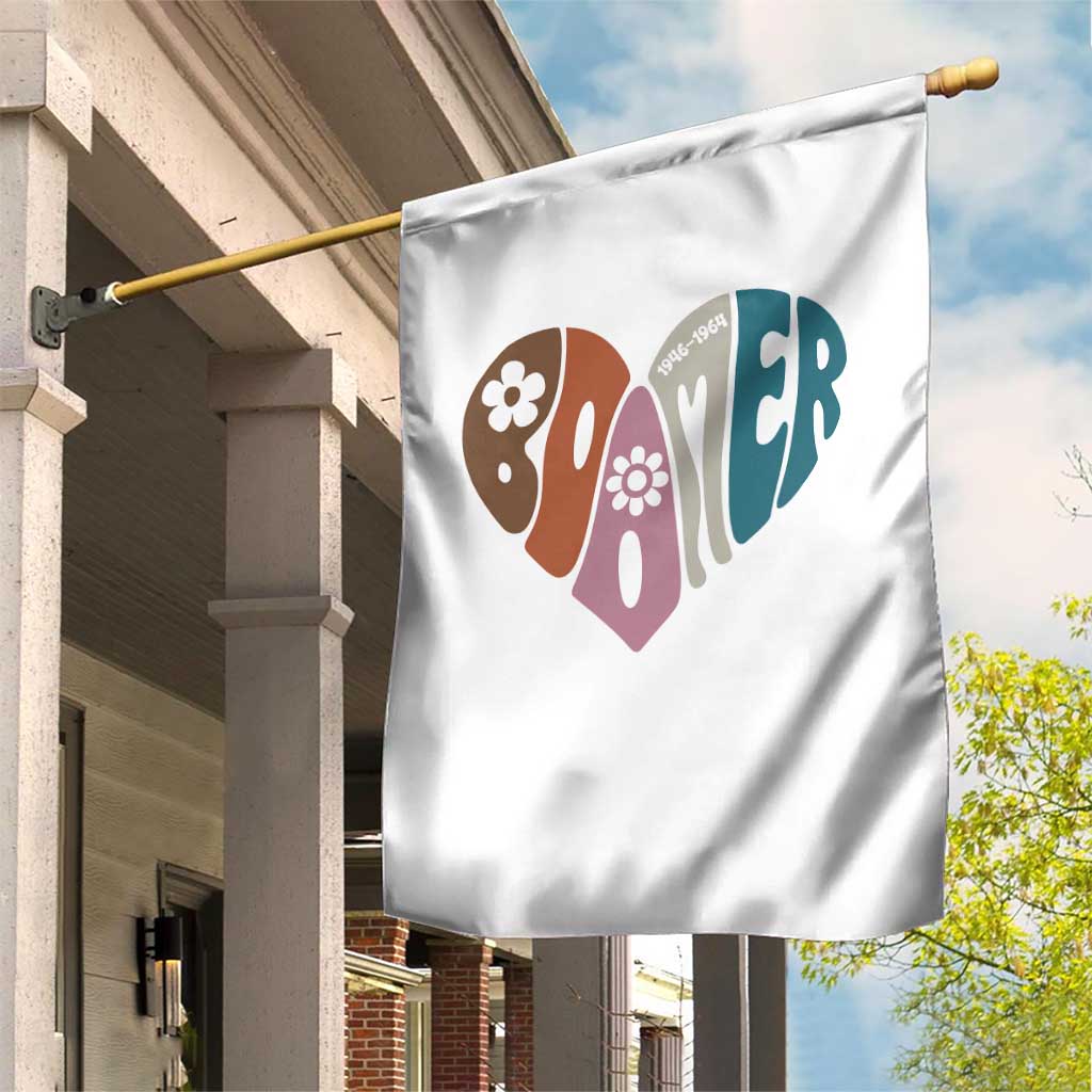 Boomers Generation Garden Flag Vintage 40s 50s 60s Hippe Peace Love Hippy TS10 Print Your Wear