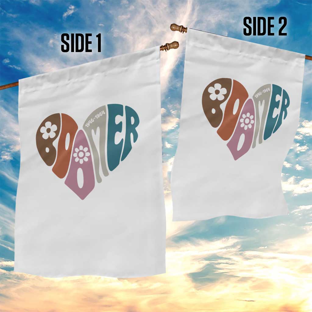Boomers Generation Garden Flag Vintage 40s 50s 60s Hippe Peace Love Hippy TS10 Print Your Wear