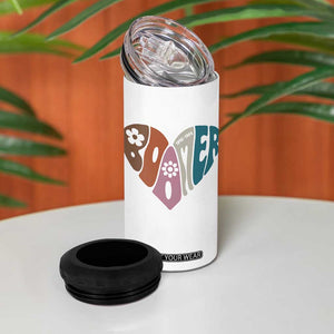 Boomers Generation 4 in 1 Can Cooler Tumbler Vintage 40s 50s 60s Hippe Peace Love Hippy TS10 Print Your Wear