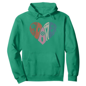 Boomers Generation Hoodie Vintage 40s 50s 60s Hippe Peace Love Hippy TS10 Irish Green Print Your Wear