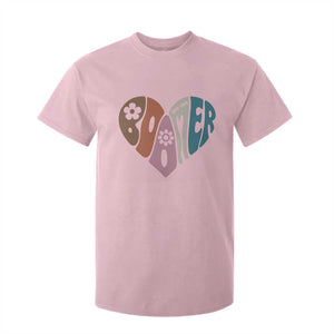 Boomers Generation T Shirt For Kid Vintage 40s 50s 60s Hippe Peace Love Hippy TS10 Light Pink Print Your Wear
