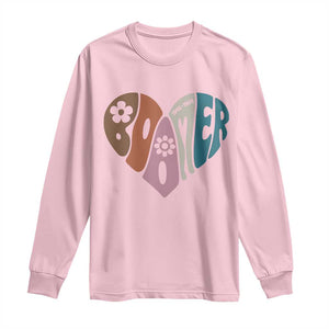 Boomers Generation Long Sleeve Shirt Vintage 40s 50s 60s Hippe Peace Love Hippy TS10 Light Pink Print Your Wear