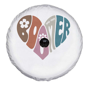 Boomers Generation Spare Tire Cover Vintage 40s 50s 60s Hippe Peace Love Hippy TS10 Print Your Wear