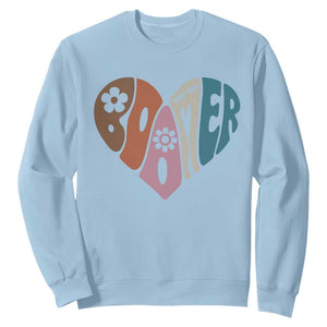 Boomers Generation Sweatshirt Vintage 40s 50s 60s Hippe Peace Love Hippy TS10 Light Blue Print Your Wear