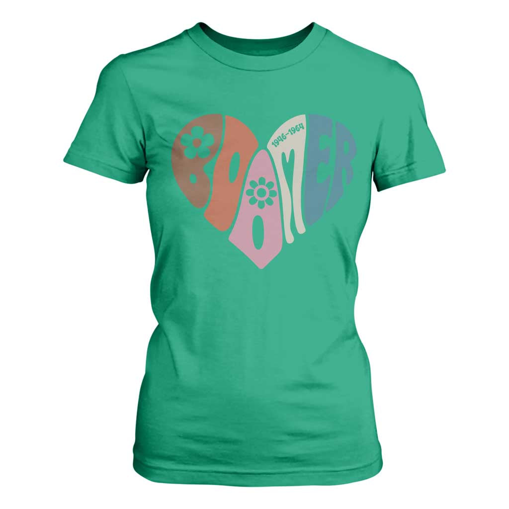 Boomers Generation T Shirt For Women Vintage 40s 50s 60s Hippe Peace Love Hippy TS10 Irish Green Print Your Wear