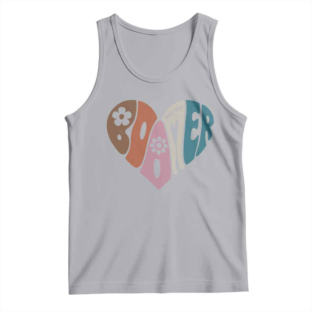 Boomers Generation Tank Top Vintage 40s 50s 60s Hippe Peace Love Hippy TS10 Athletic Heather Print Your Wear