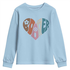 Boomers Generation Youth Sweatshirt Vintage 40s 50s 60s Hippe Peace Love Hippy TS10 Light Blue Print Your Wear