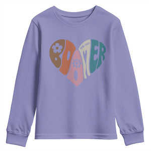 Boomers Generation Youth Sweatshirt Vintage 40s 50s 60s Hippe Peace Love Hippy TS10 Violet Print Your Wear