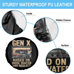 Gen X Spare Tire Cover Vintage Cassette Tape Raised On Hose Water And Neglect Nostalgia TS10 Print Your Wear