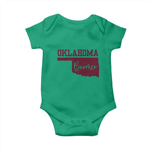 Oklahoma Boomer Baby Onesie TS10 Irish Green Print Your Wear