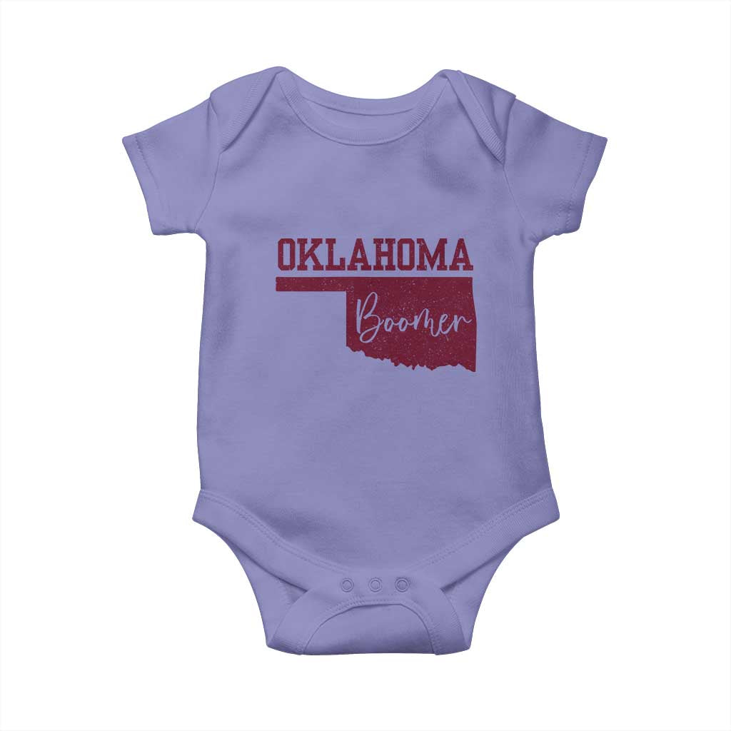 Oklahoma Boomer Baby Onesie TS10 Violet Print Your Wear