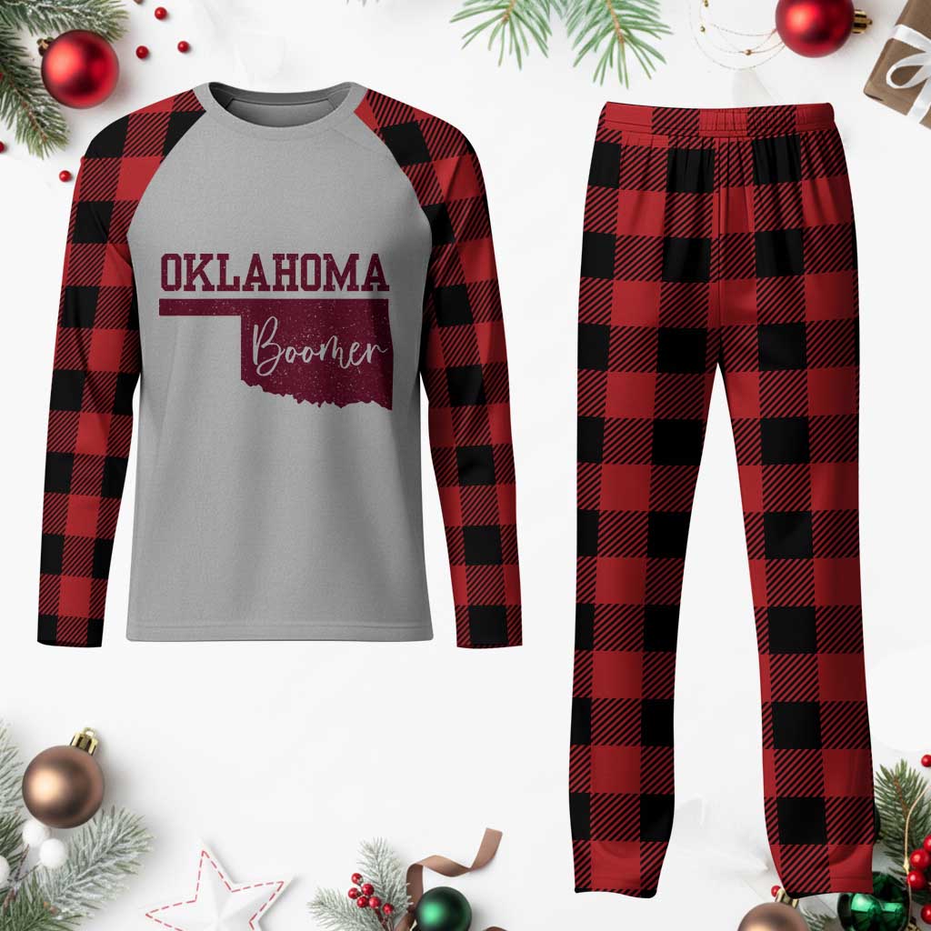 Oklahoma Boomer Plaid Pajama Set TS10 Buffalo Plaid Print Your Wear