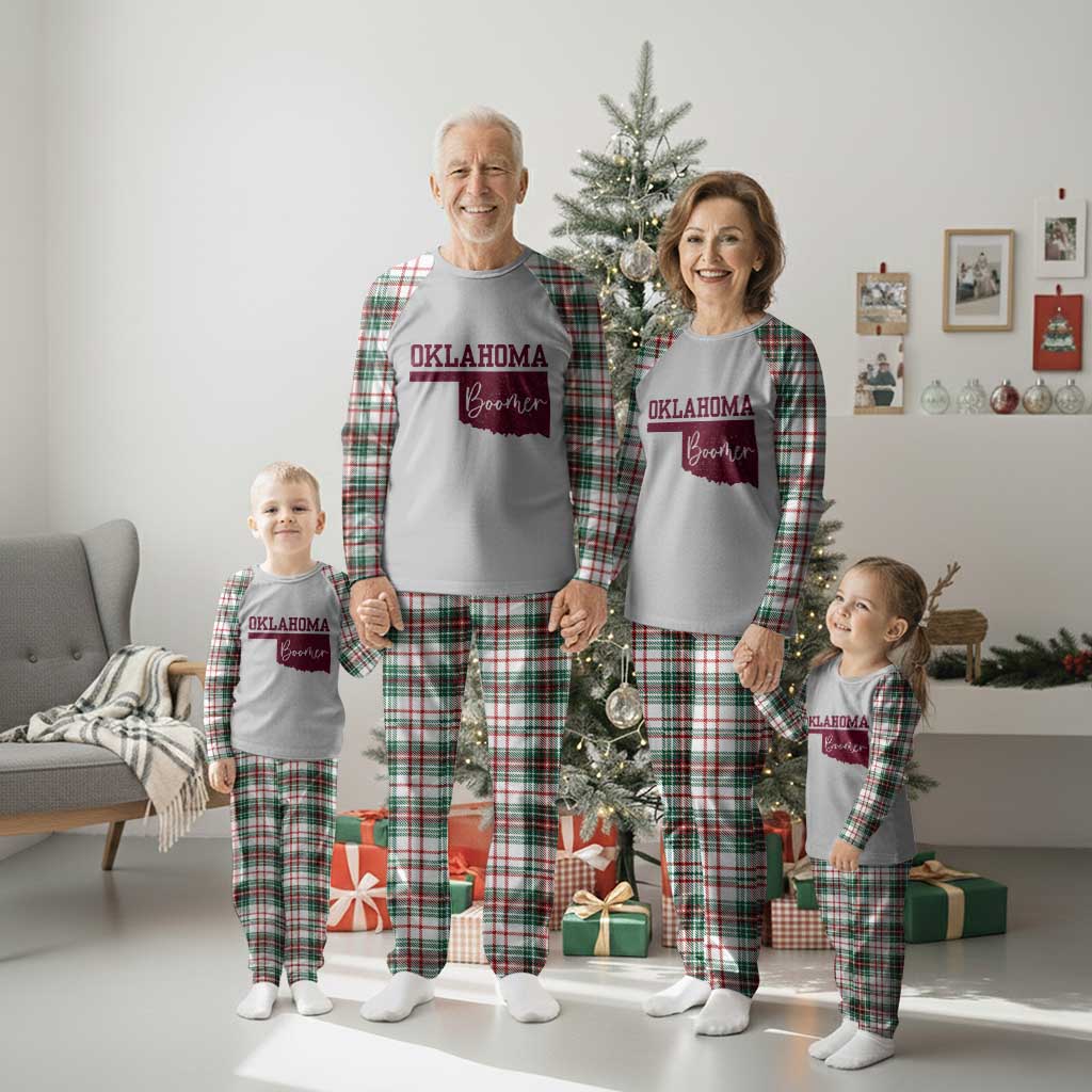 Oklahoma Boomer Plaid Pajama Set TS10 Christmas Plaid Print Your Wear