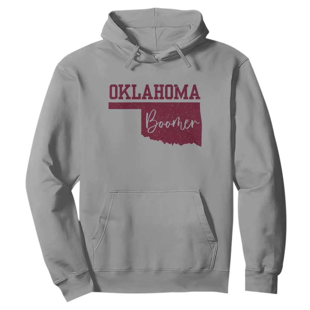 Oklahoma Boomer Hoodie TS10 Sport Gray Print Your Wear