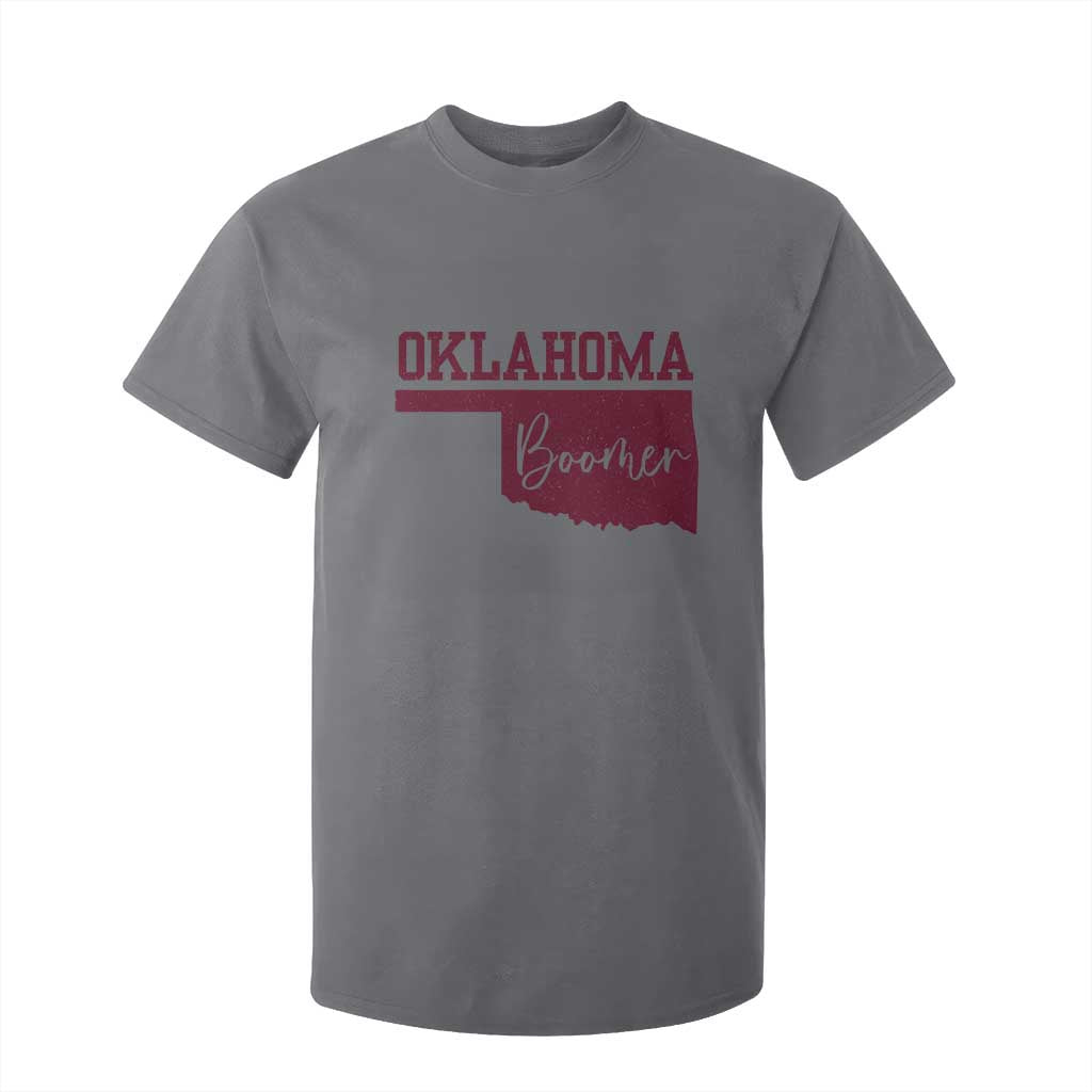 Oklahoma Boomer T Shirt For Kid TS10 Charcoal Print Your Wear