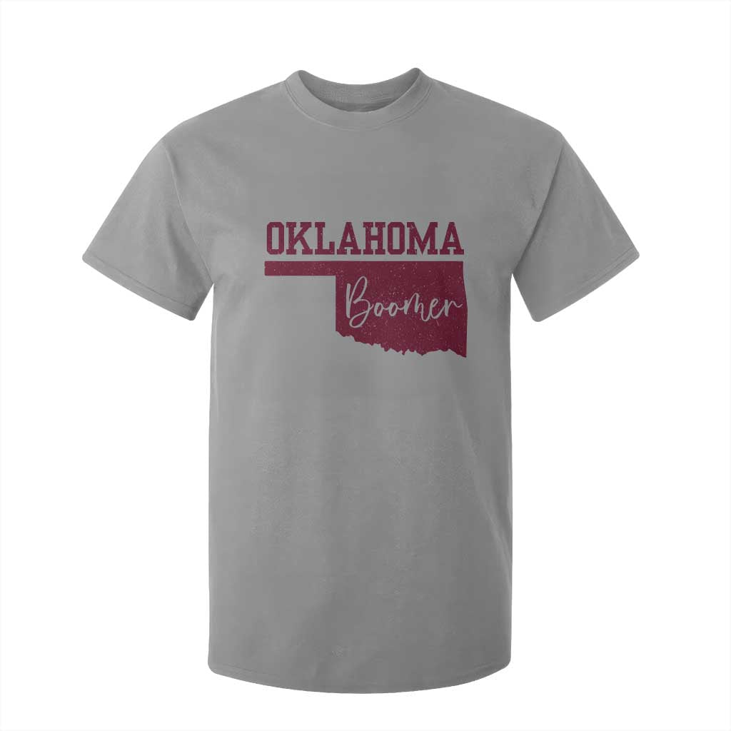 Oklahoma Boomer T Shirt For Kid TS10 Sport Gray Print Your Wear