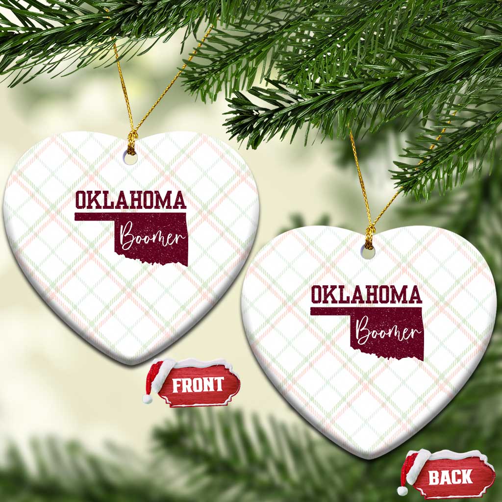 Oklahoma Boomer Ceramic Ornament TS10 Print Your Wear
