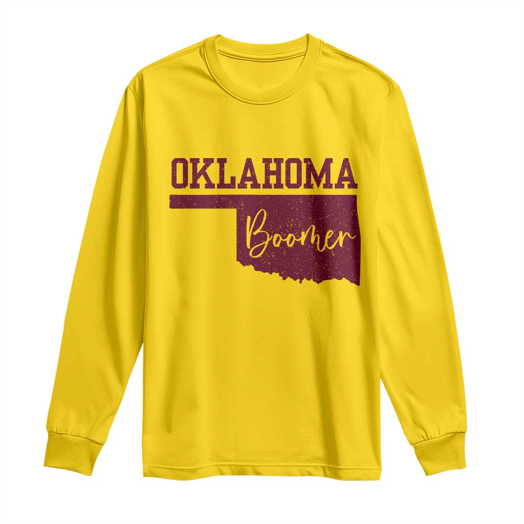 Oklahoma Boomer Long Sleeve Shirt TS10 Daisy Print Your Wear
