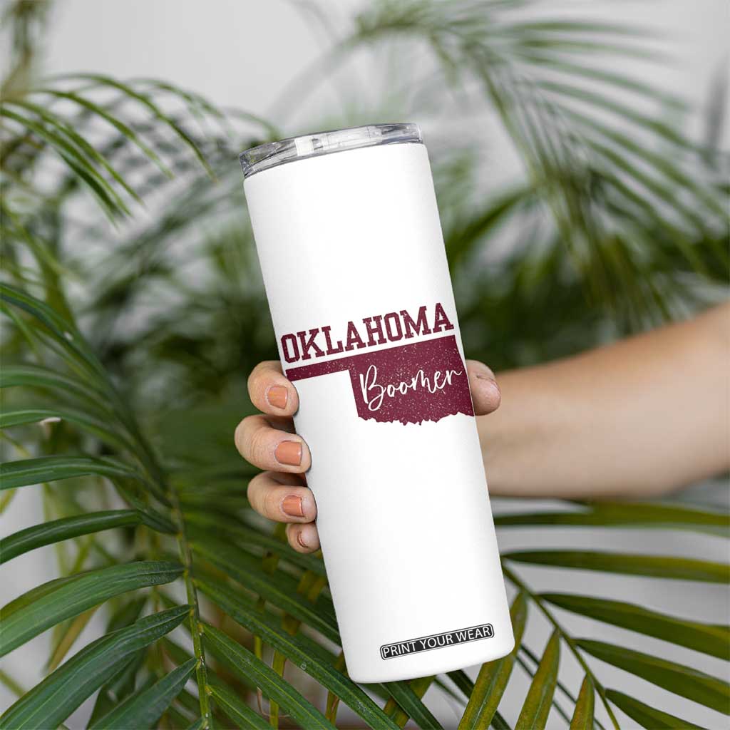Oklahoma Boomer Skinny Tumbler TS10 Print Your Wear