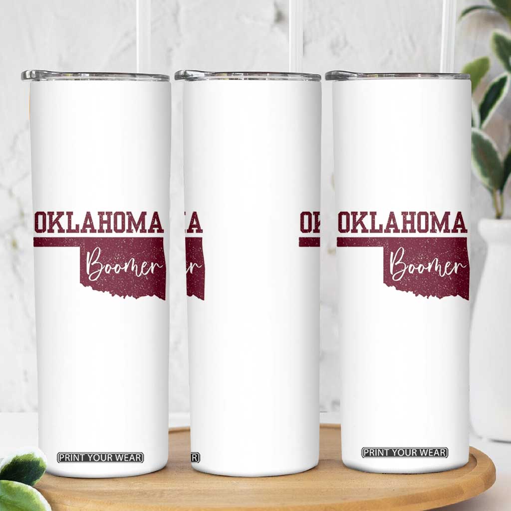 Oklahoma Boomer Skinny Tumbler TS10 Print Your Wear