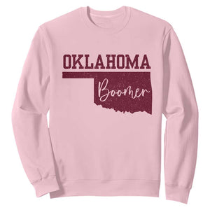 Oklahoma Boomer Sweatshirt TS10 Light Pink Print Your Wear