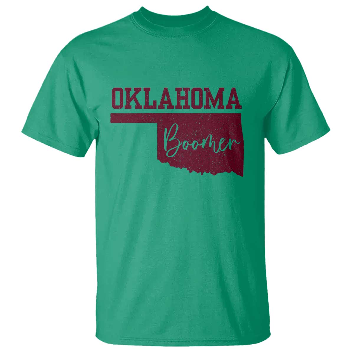 Oklahoma Boomer T Shirt TS10 Irish Green Print Your Wear