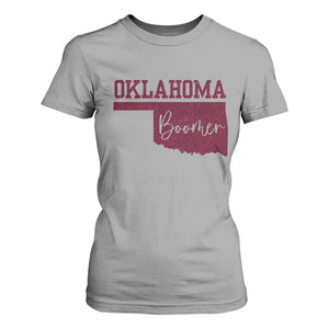 Oklahoma Boomer T Shirt For Women TS10 Sport Gray Print Your Wear