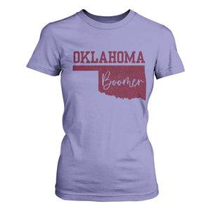 Oklahoma Boomer T Shirt For Women TS10 Violet Print Your Wear