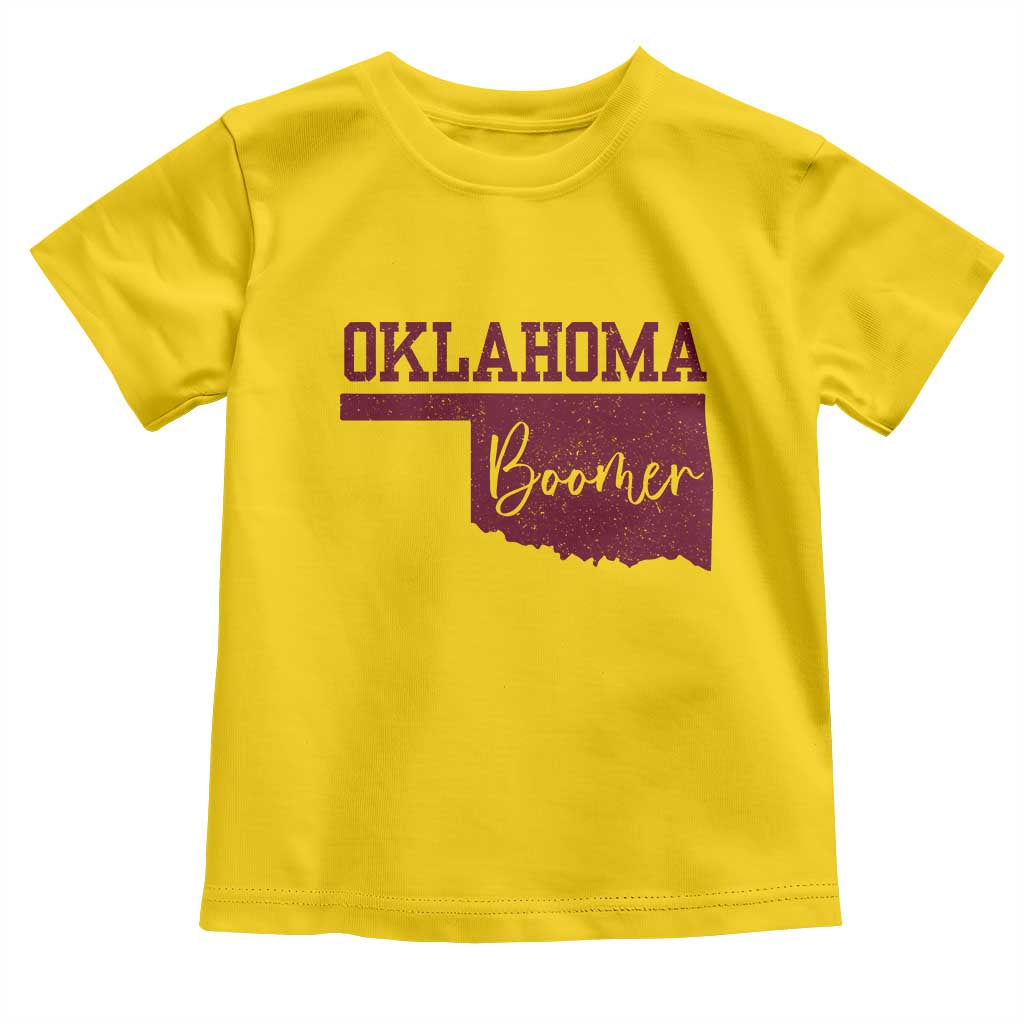 Oklahoma Boomer Toddler T Shirt TS10 Daisy Print Your Wear