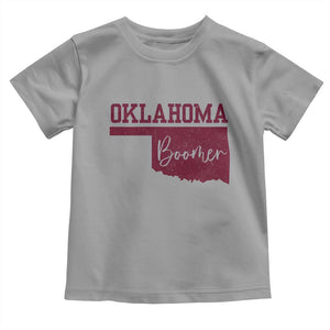 Oklahoma Boomer Toddler T Shirt TS10 Sport Gray Print Your Wear