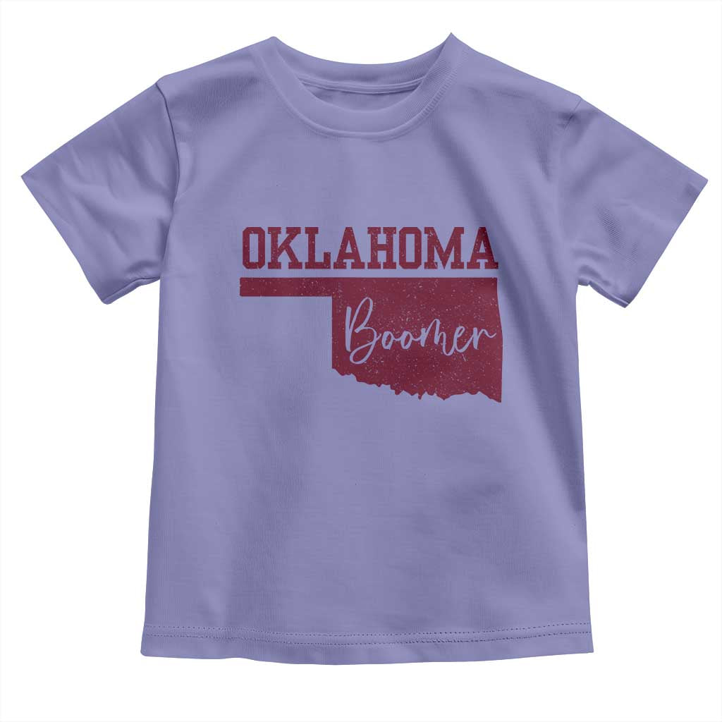 Oklahoma Boomer Toddler T Shirt TS10 Violet Print Your Wear