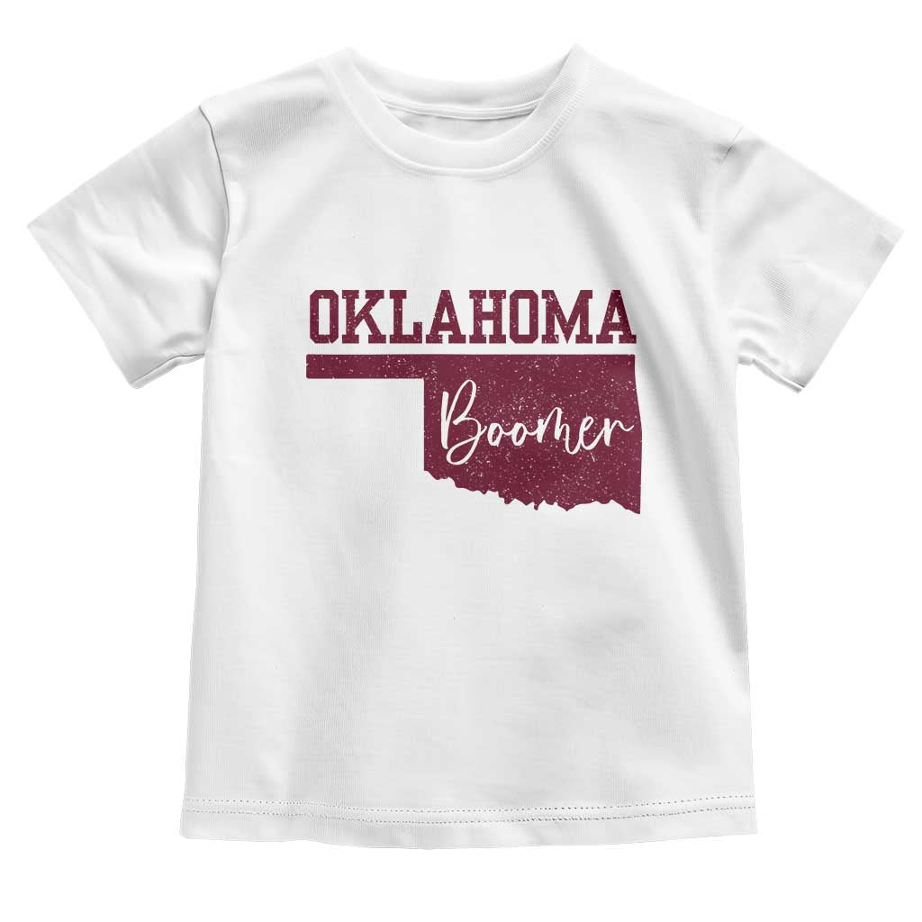 Oklahoma Boomer Toddler T Shirt TS10 White Print Your Wear