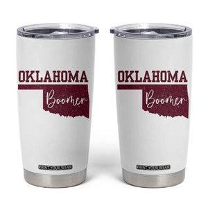 Oklahoma Boomer Tumbler Cup TS10 White Print Your Wear