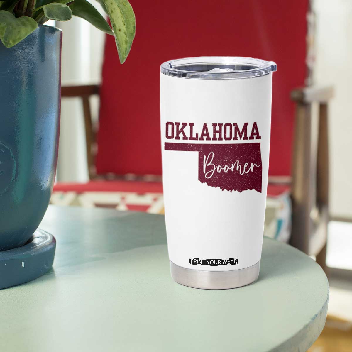 Oklahoma Boomer Tumbler Cup TS10 Print Your Wear