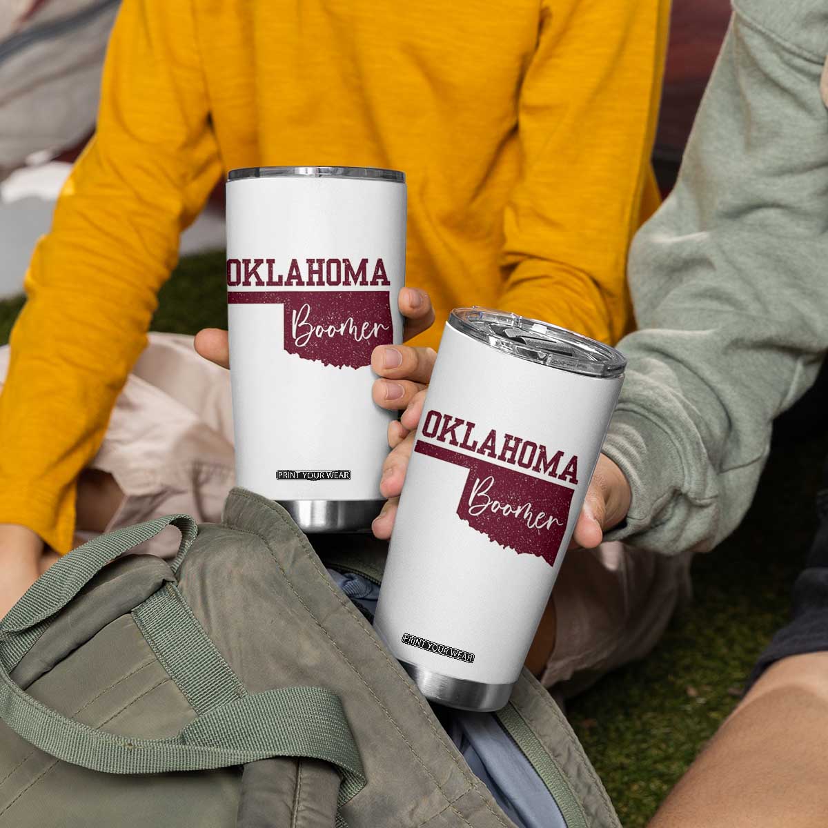 Oklahoma Boomer Tumbler Cup TS10 Print Your Wear