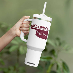 Oklahoma Boomer Tumbler With Handle TS10 Print Your Wear