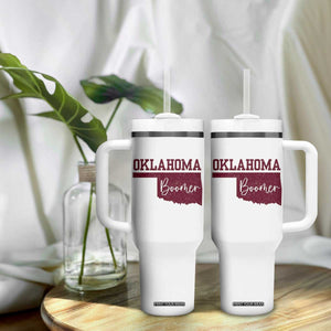 Oklahoma Boomer Tumbler With Handle TS10 Print Your Wear