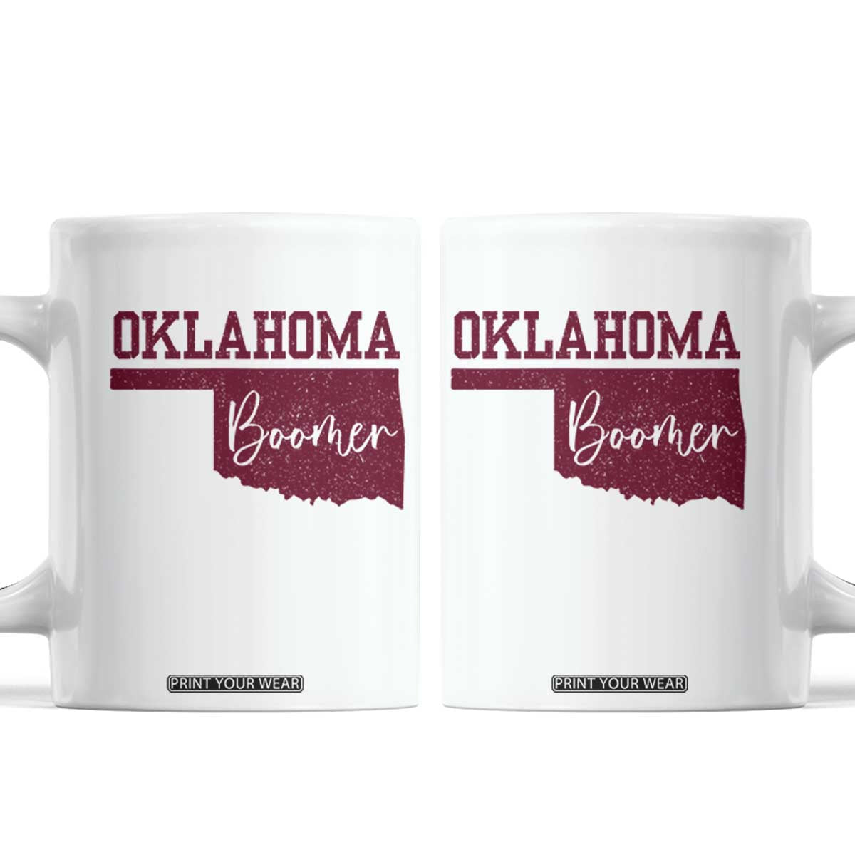 Oklahoma Boomer Coffee Mug TS10 White Print Your Wear