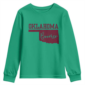 Oklahoma Boomer Youth Sweatshirt TS10 Irish Green Print Your Wear