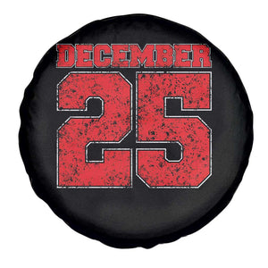 Retro December 25 Christmas Spare Tire Cover Vintage Holiday TS10 Print Your Wear