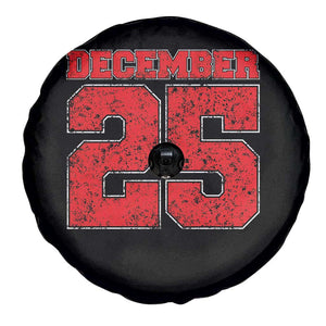 Retro December 25 Christmas Spare Tire Cover Vintage Holiday TS10 Print Your Wear