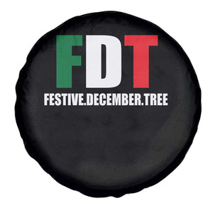 Subtle FDT Christmas Spare Tire Cover Hidden Message Funny Festive December Tree TS10 Print Your Wear